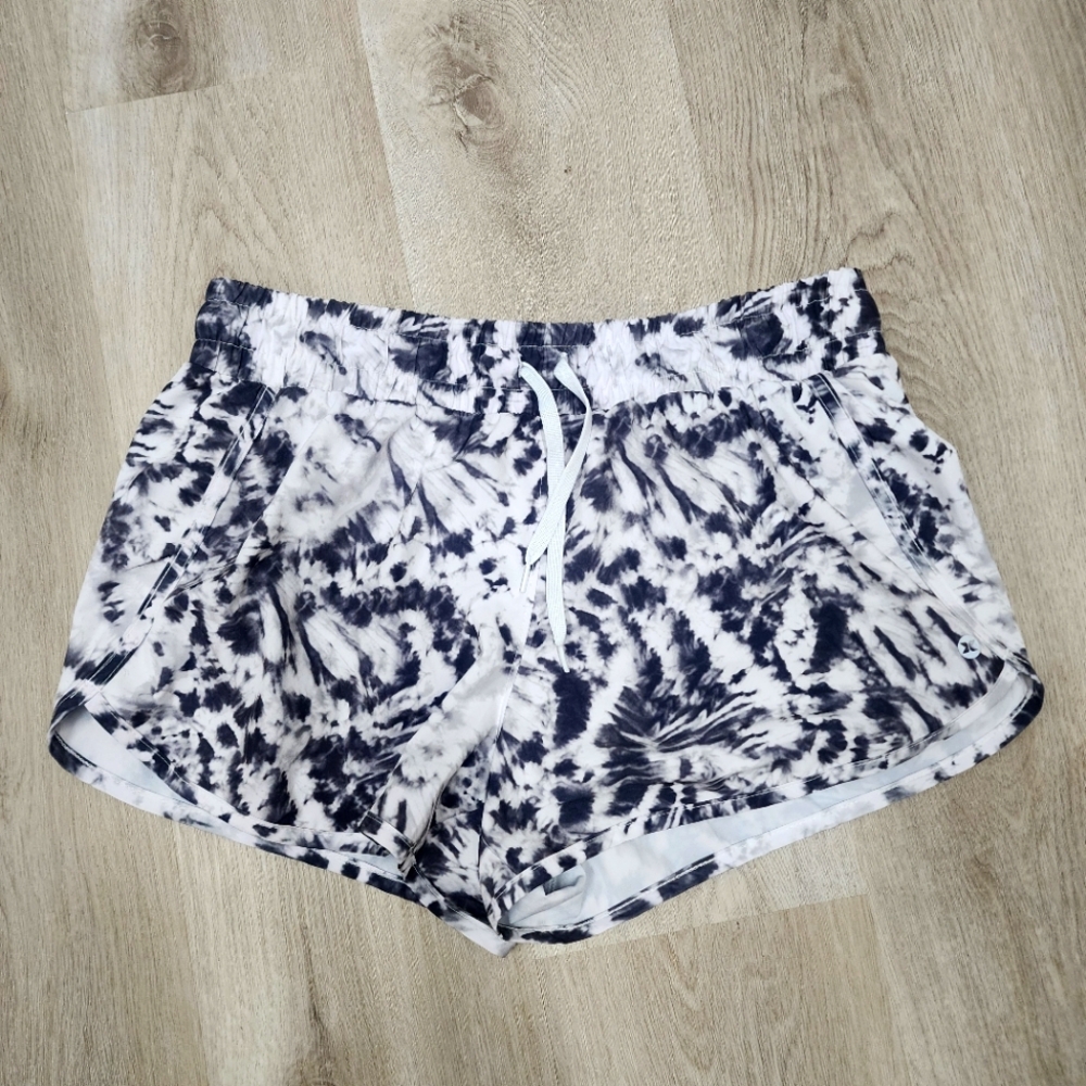 Reebok Black And White Running Shorts